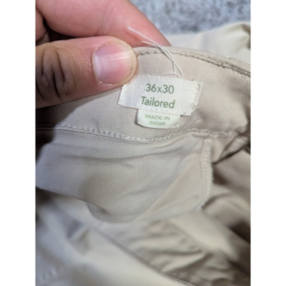 Tasc Pants Mens‎ 36x30 Beige Tailored Fit Golf Bamboo Performance Chino  36x28 - Picture 4 of 13
